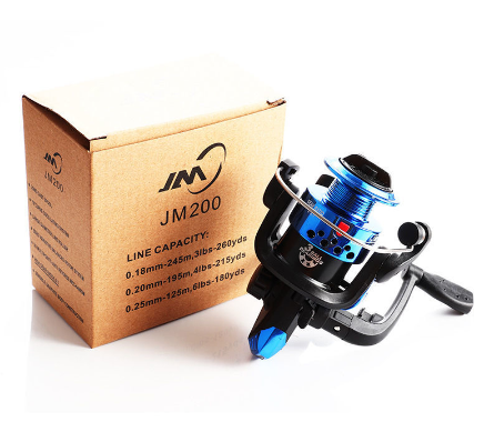 Fishing Reels Aluminum Spinning 5.2:1 Fishing Reel With Fishing Line 4 Colors For Outdoors Fishing
