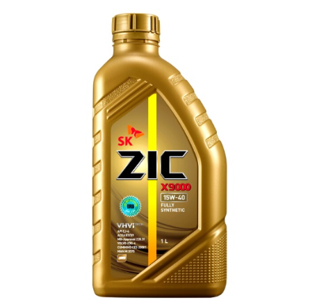 SK ZIC X9000 15W-40 Fully Synthetic Heavy Duty Diesel Engine Oil 1 Liter