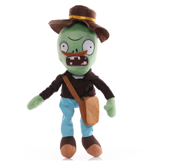 30CM Plants vs Zombies Plush Doll Peashooter SplitPea Clown Zombie Figures Soft Stuffed Toys Kids Halloween Gift Z4