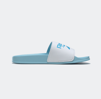 Reebok Men's Fulgere Slide Swim (Blue Pearl/Ftwr White/Smash Orange S23-R)