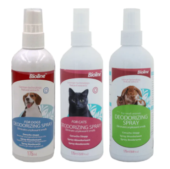 Bioline Deodorizing Spray for Dogs, Cats & Small Animals 175ml