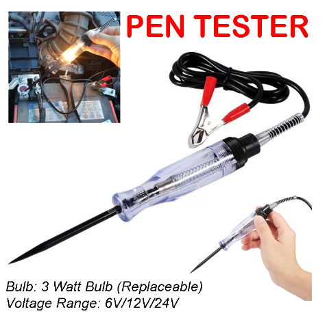 Universal Auto Car Truck Motorcycle Circuit Voltage DC Automotive Shipping 6V-24V Tester Tester Test