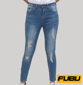 Fubu Girls Denim Highwaist Ankle Length QGB28-0138