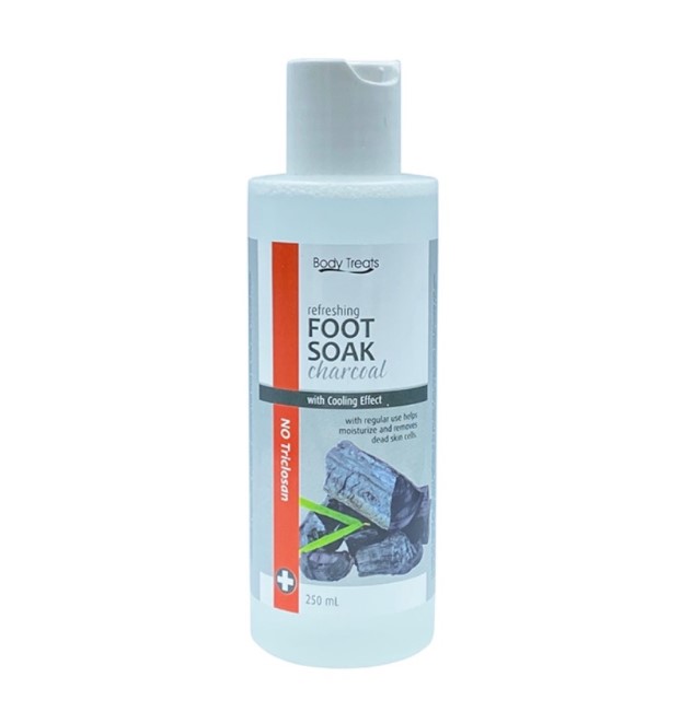 Body Treats Refreshing Foot Soak Charcoal 250ML