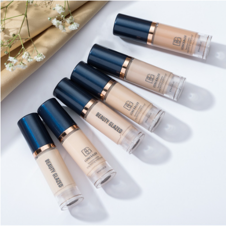 BEAUTY GLAZED Makeup Waterproof Concealer Longlasting Matte Full Coverage Matte Smooth Concealer Dark Circles Scar Acne Skin Face Make up