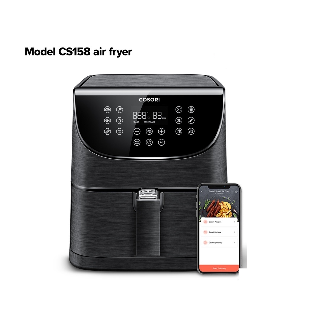 Cosori Smart Wi-Fi Pro 5.5L (5.8 Quart) Air Fryer CS158-AF (Black)
