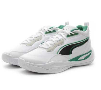 PUMA Unisex Playmaker Pro Basketball Shoe's (White)