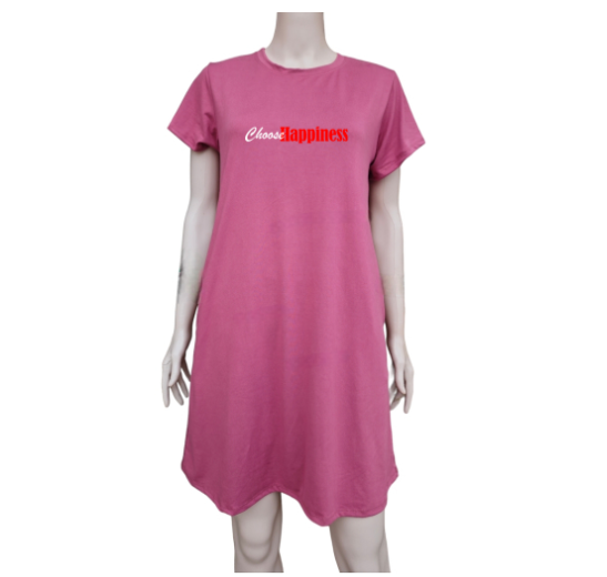 KELA MATERNITY T-SHIRT DRESS FOR ALL MOMMIES FIT TO MEDIUM TO XLARGE BODY FRAME COTTON SPANDEX C21