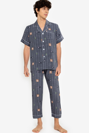 MICO MEN COTTON PAJAMA SET