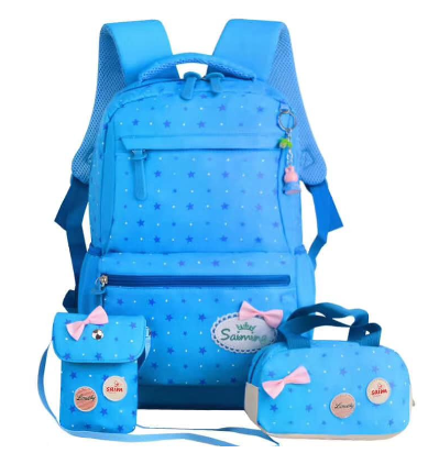 EMMA Waterproof 3in1 School Bag Nylon Backpack For Kids (B378-J)