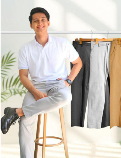 Official Smart Trouser Pants High Quality Fashion Men’s Straight Cut Trouser Pants