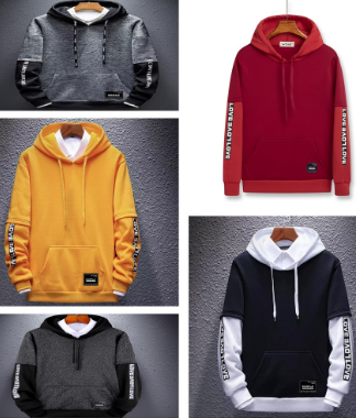 Unisex Fashion Korean Style Cotton Hoodie Jacket 3020