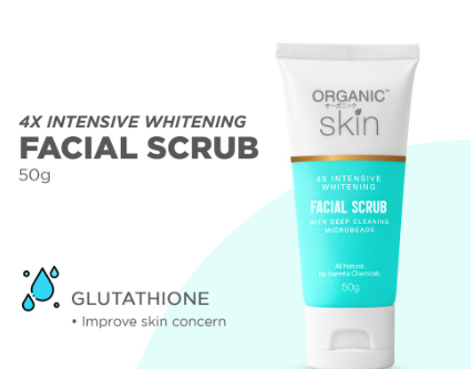 Organic Skin Japan 4x Intensive Whitening Facial Scrub (50g)