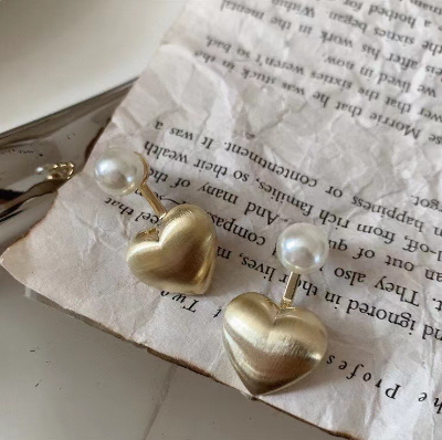 Natural Freshwater Pearl Earrings for Women ear stud Love Earrings
