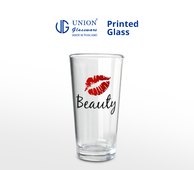 UNION GLASS Printed Glass Limited Edition Design Water, Juice, Soda, Liquor Glass 285ml | 10oz