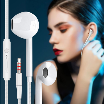 TZUZL Q2 Wired Headset Heavy Bass Stereo Earplugs Sports Music Suitable for Android and iOS