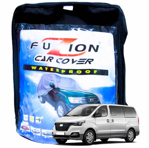 Fuzion Car Cover Waterproof FCC-800 (Gray) for Grand Starex