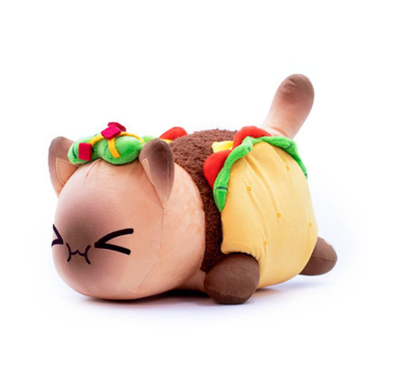 Meows Aphmau Plush Doll Coke French Fries Burgers Bread Sandwiches Food Cat Plushie Sleeping Pillow Children's Christmas Gifts F1