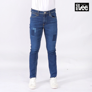 Stylistic Mr. Lee Men's Basic Denim Stretchable Pants Super Skinny Mid Waist 149791 (Medium Shade)