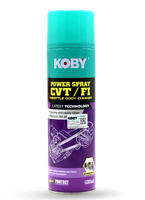 Koby Power Spray CVT/FI Throttle Body Cleaner 600ml