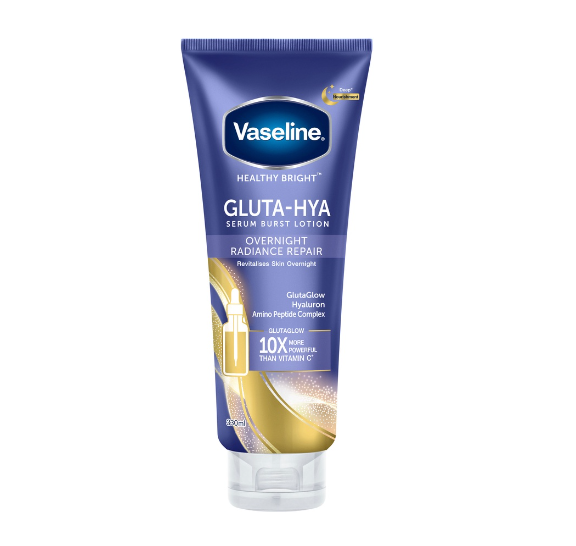 Vaseline Gluta-Hya Serum Burst Lotion Overnight Radiance Repair 330ML