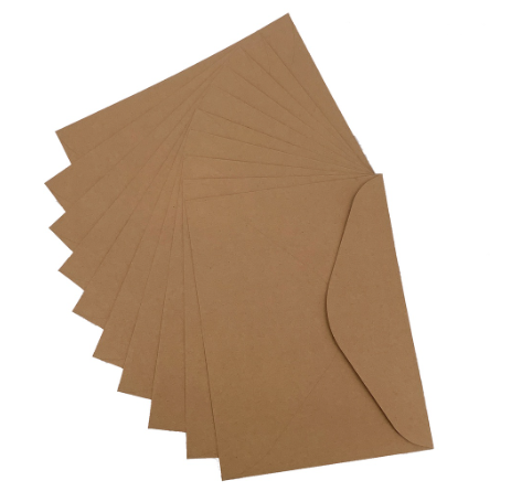 BROWN ENVELOPE LONG/short 10pcs/50pcs