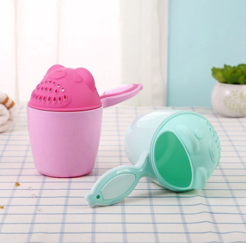Baby tabo Shampoo Cartoon Baby Shampoo Cup Bathing Shower Spoons kids Washing