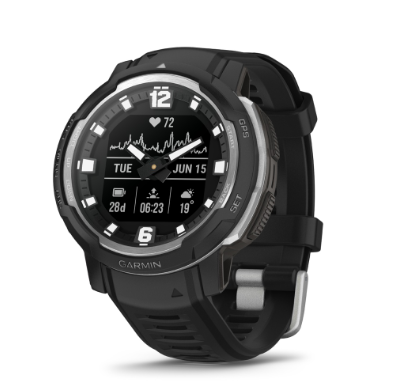 Garmin Instinct Crossover, Outdoor Fitness, GPS Smartwatch, for Outdoor Activities