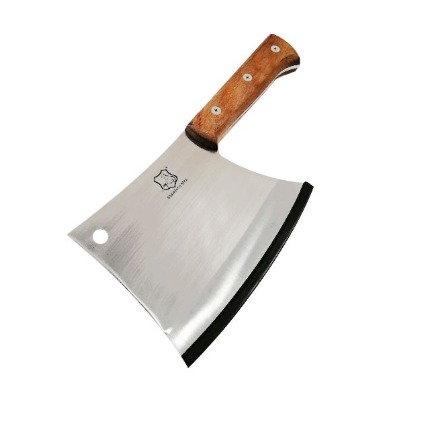 Heavy Duty Stainless Steel Cleaver Knife Wooden Handle