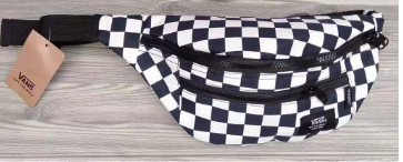 Vans of the wall belt bag checkered /all black