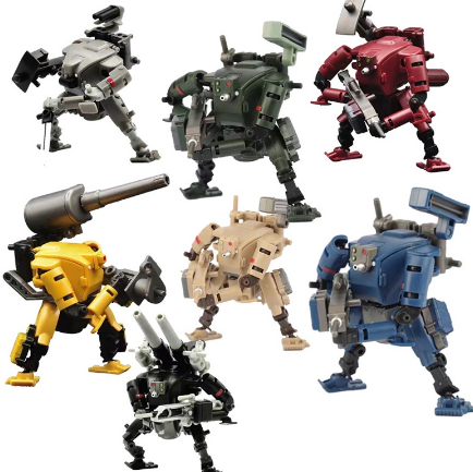 RIHIO Action Figures Toys Multi Abyss MM001 Logistics Front Armor V-Link Mecha Series Deformation Transformation Assembled Action Figur