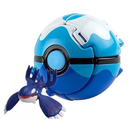Pokemon Variant Ball Toy Model Kyogre Pocket Monsters Action Figure series 2