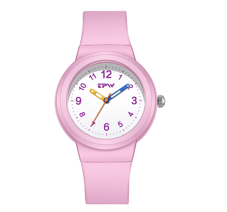 TPW Brand Quartz Watch Full Size Waterproof Fashion Watches for Girl Women PINK