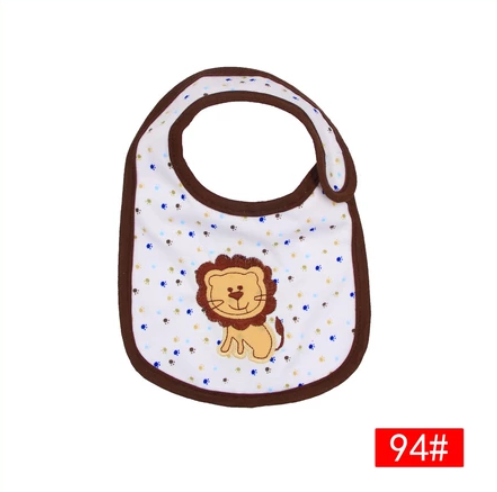 Cotton 3-Layer Cartoon Baby Bib B23