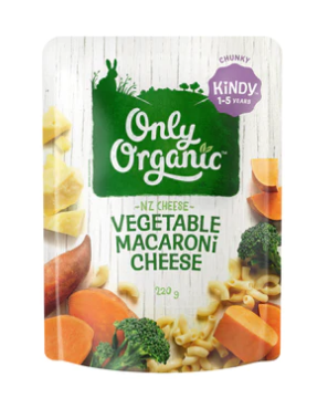 Only Organic Vegetable Macaroni Cheese (1-5yrs old) 220g