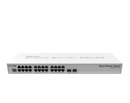 MikroTik CRS326-24G-2S+RM Cloud Router Switch - 24 Gigabit Port with 2 10G SFP+ Cages - CRS326