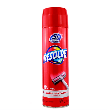 Resolve High Traffic Foam Carpet Cleaner 623g