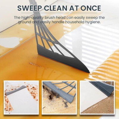 Rubber Broom Hand Push Sweeper Magic Broom Floor Wiper Squeegee for Floor Cleaning Floor Squeegee Sw