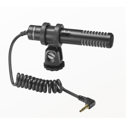 Audio Technica PRO 24-CM PRO24CM Stereo Condenser Shotgun Microphone For DSLR Mirrorless Camera