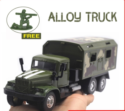 KLT 1:43 Classic Klass Tank Truck Military Alloy Car Model Gift Soldier Model Car Toys for Boys Toys for Kids