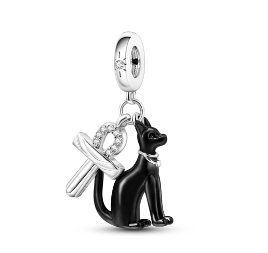 25 Sterling Silver Dog Bone Charm Suitable For Pandora Bracelet DIY 0032