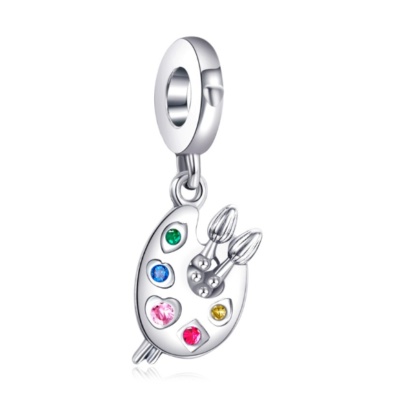 Clover Sea Turtle Cherry Charms 925 Silver Bracelet Accessories Lovers Diamond Inlaid Beads 0021