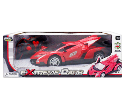 Dream Machine 1:16 Extreme Cars Red Remote Control Car