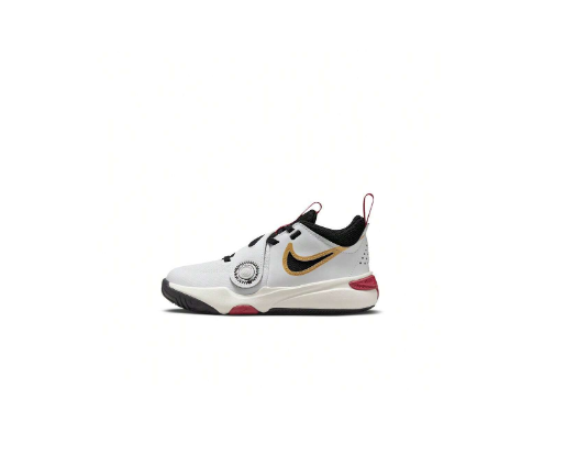 Nike 2024 Toddler TEAM HUSTLE D 11 (PS) Black/White Basketball Shoes Mid Top DV8994-104