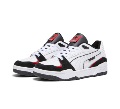 PUMA Unisex Slipstream Basketball Mix Sneakers (White)