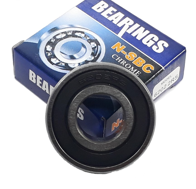 N-SBC Ball Bearing 6202 Two-Sides Rubber Seal