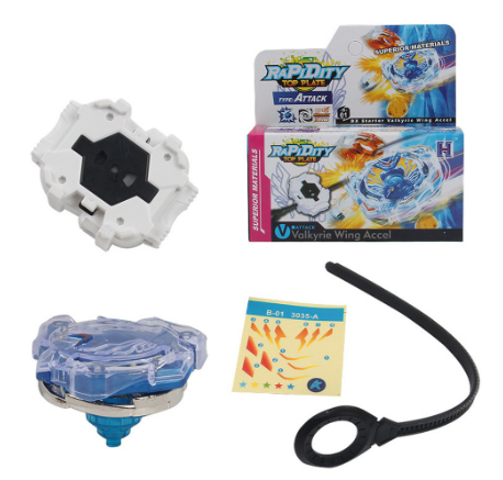 Spinning Top Toys DX Starter Valkyrie Wing Accel ATTACK B01
