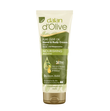 Dalan d' Olive Olive Oil 24hr Intensive Hand and Body Cream Paraben Free  20ml