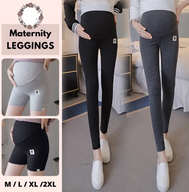 Maternity Pants Leggings Women High Waist Pregnancy Belly Pants Elastic Tummy Nursing Pant