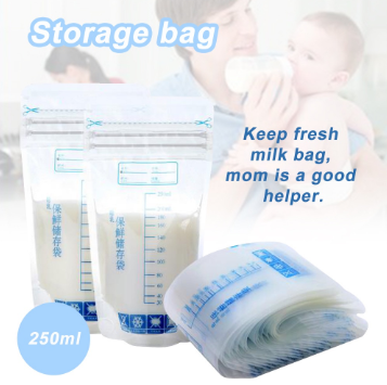 30pcs Breast Milk Storage Freezer Bag Disposable Labels Safe Baby Food Storage Feeding Bags